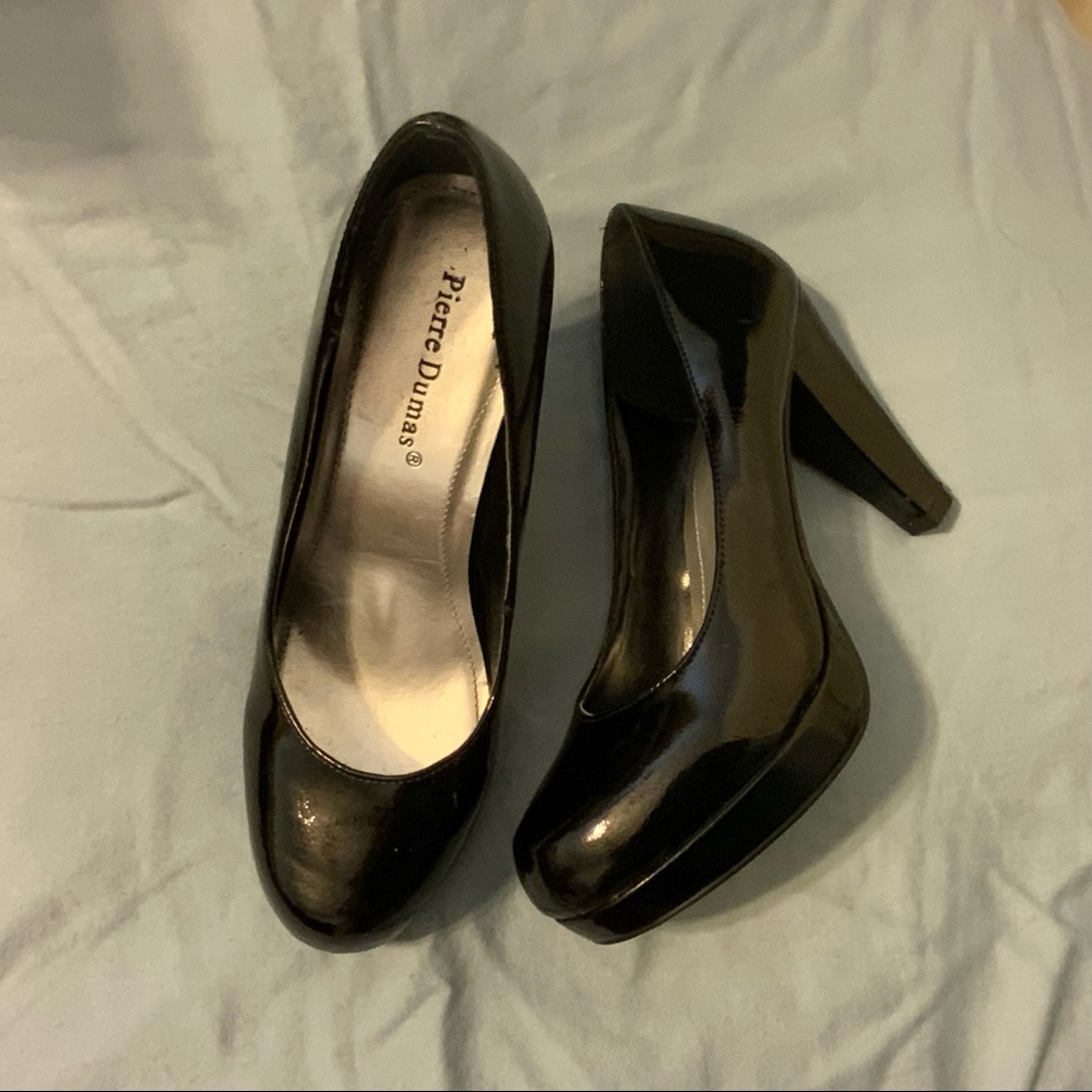Pierre Dumas Black Womens Shoes Size 7